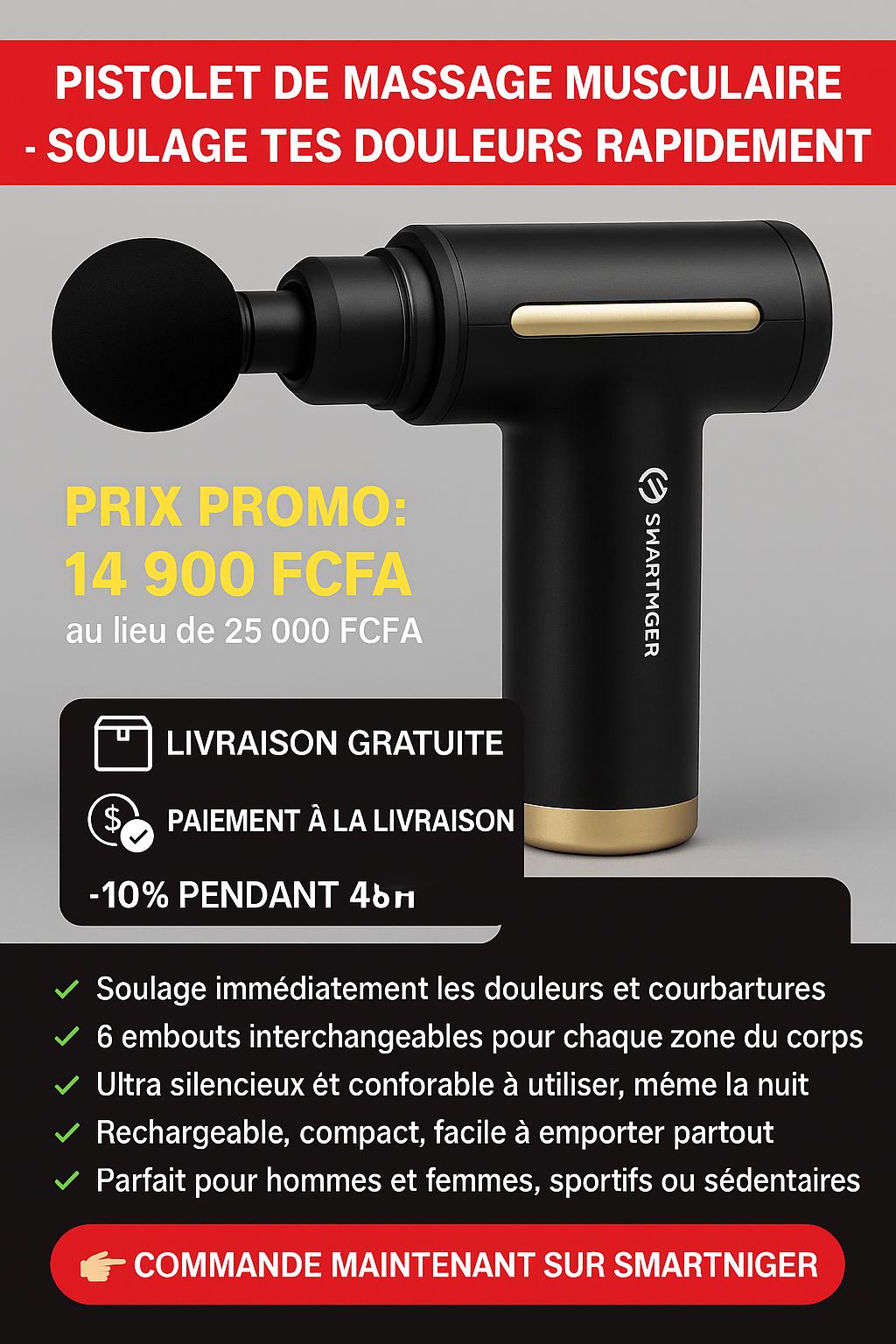 Pistolet de massage ultra-puissant ™